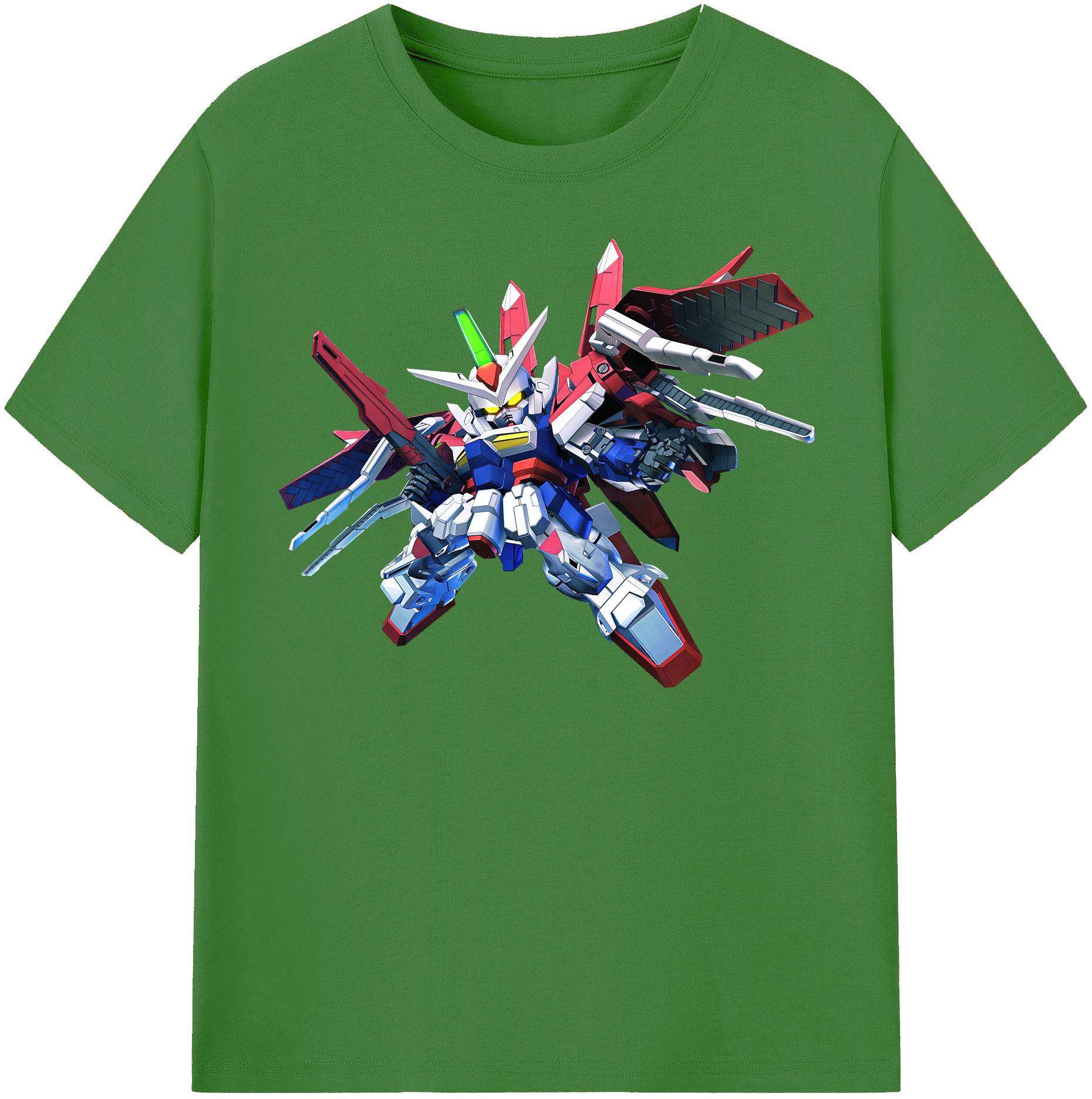 （画像用） 機動戦士ガンダム Mobile Suit Gundam レディースカジュアルプリントTシャツ（綿100％）